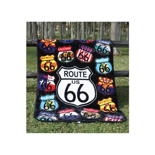 Route 66 Throw Blanket