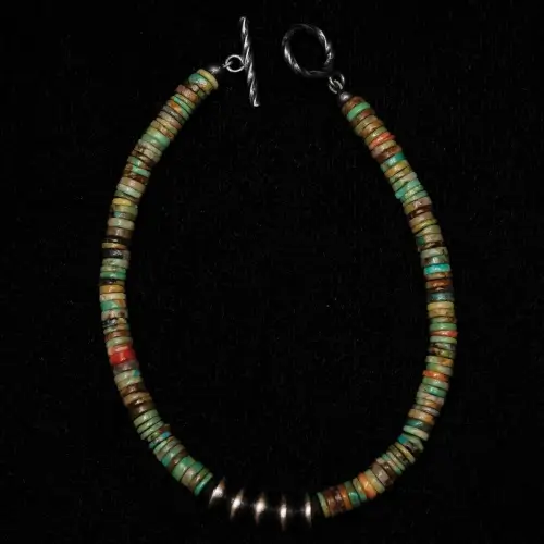 Turq & Spiny Oyster Shell Bracelet