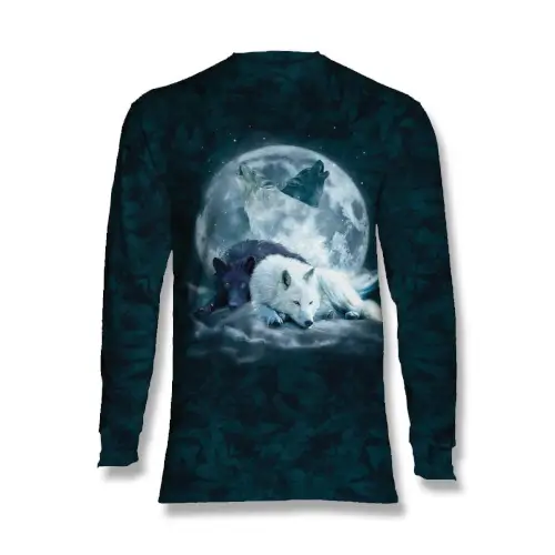 Yin Yang Wolf Mates Long Sleeve T-Shirt